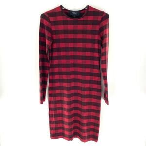 Derek Lam New York Womens Bodycon Dress Buffalo Check M